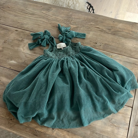 Bebe Organic Tulle and Crochet Dress as new - Picture 2 of 11